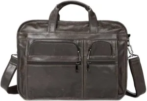 Men's Casual Leather Briefcase