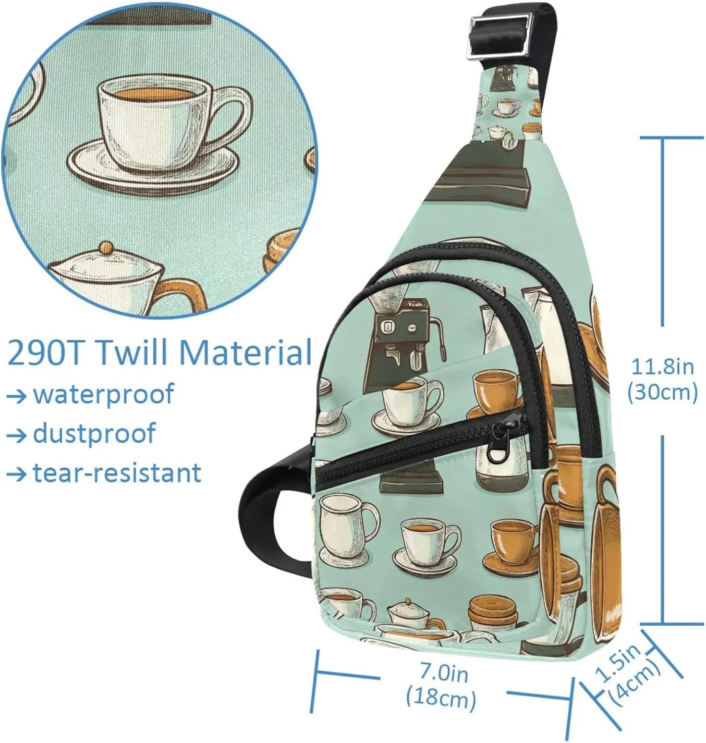Men's Sling Backpack, Cups and coffee makers (3)