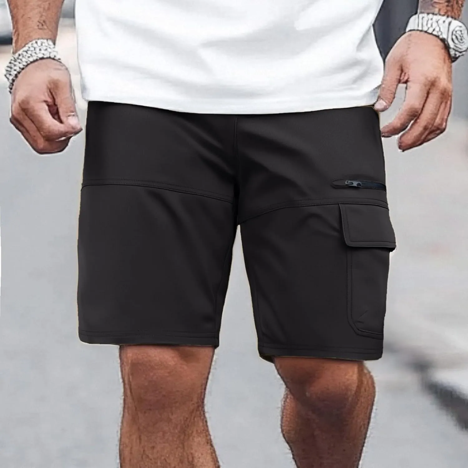 Mens Sweatpants Plaid Tactical Linen Shorts Smarty Joggers Bike Regular Fit Summer Cloth Yoga Big and Tall Basketball