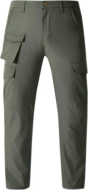 Men's Tactical Pants Multi Pockets Hiking Cargo Pants Stretch Outdoor Excursion Pants Work Motorcycle Trousers