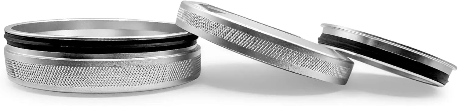 Metal Pouch Can | Metal Container | Slim EDC Pocket Tin | Airtight & Moisture-Resistant Storage | Compact Daily Organizer | Pill Case & Travel Tin | Gift for Men | (American Flag Edition, Silver)