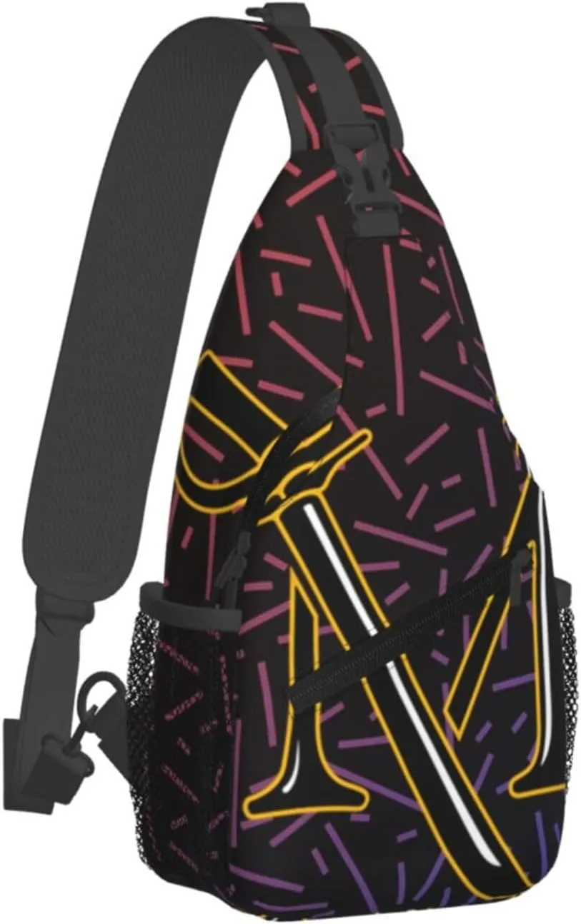 Millersville Marauders Logo Crossbody For Men Women Sling Chest Bag Shoulder Bag Lightweight One Strap Backpack Multipurpose Travel Hiking Daypack