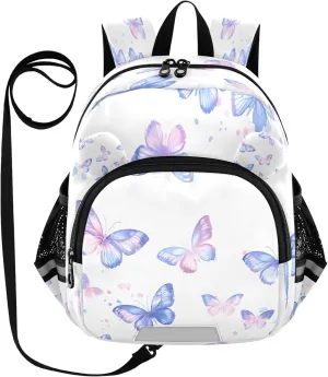 Mini Backpack Child Backpacks Toddler Backpack Travel Bag Light Gradual Butterflies for Kindergarten Elementary Boys Girls