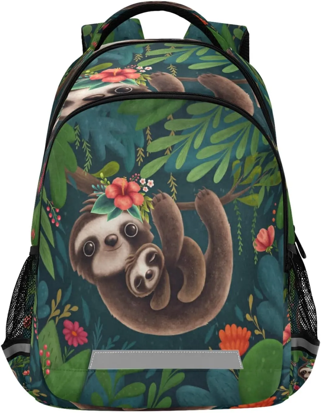 MNSRUU Sloth School Backpack for Kids 5-13 yrs,Sloth Backpack Kindergarten School Bag