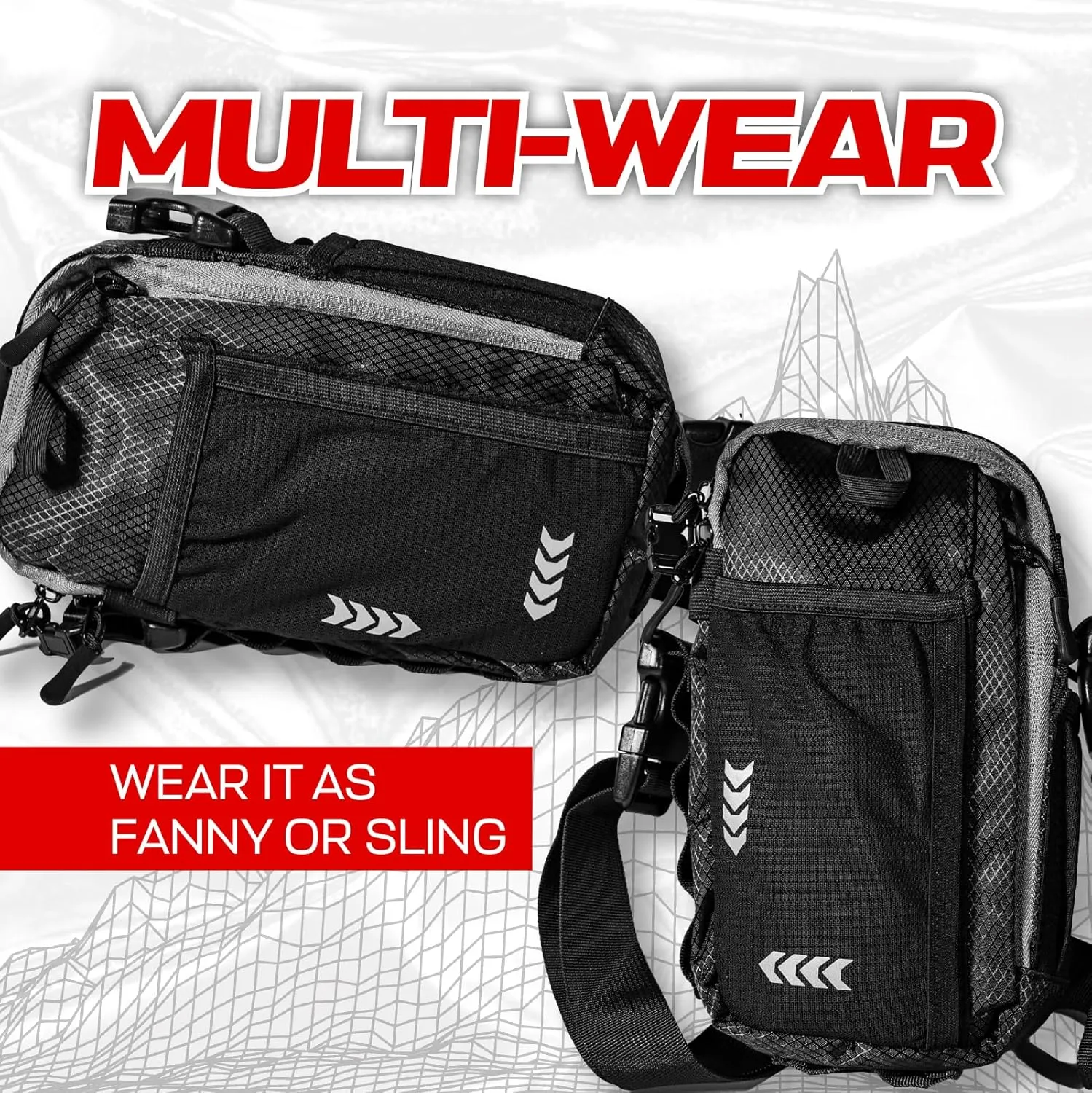 Modular Fanny-Sling Pack (BLACKOUT)