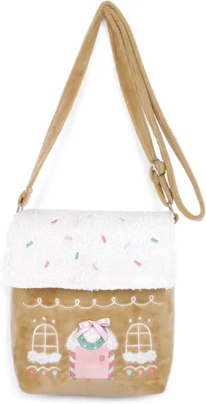 MON AMI Plush Crossbody Purse – Soft Shoulder Bag with Adjustable Strap & Zipper Closure for Girls & Toddlers
