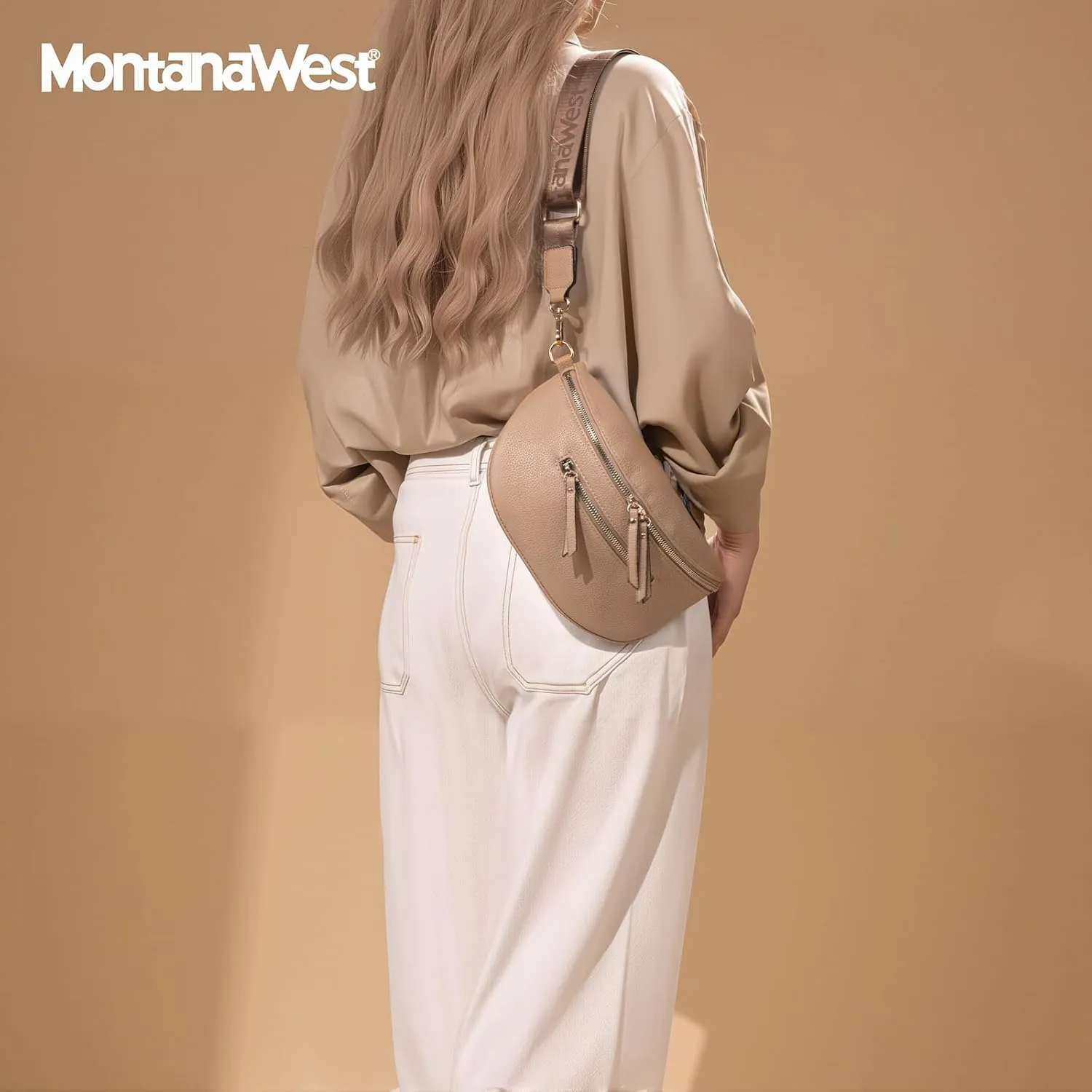 Montana West Crossbody Bags for Women Bum Bag Sling Purse with Adjustable Strap