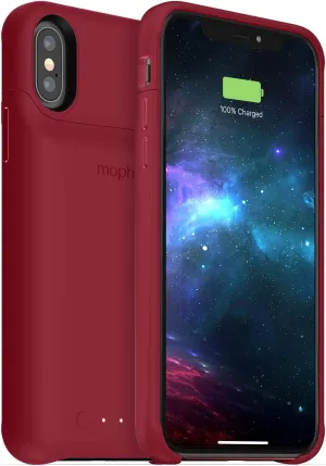 mophie 401002830 Juice Pack Access - Ultra-Slim Wireless Battery Case - Made for Apple iPhone Xs/iPhone X (2,000mAh) - Dark Red