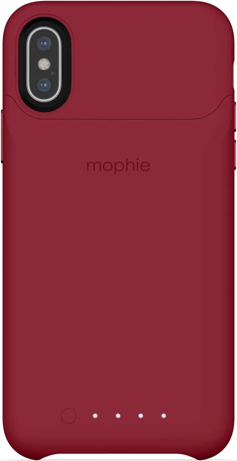 mophie 401002830 Juice Pack Access - Ultra-Slim Wireless Battery Case - Made for Apple iPhone Xs/iPhone X (2,000mAh) - Dark Red