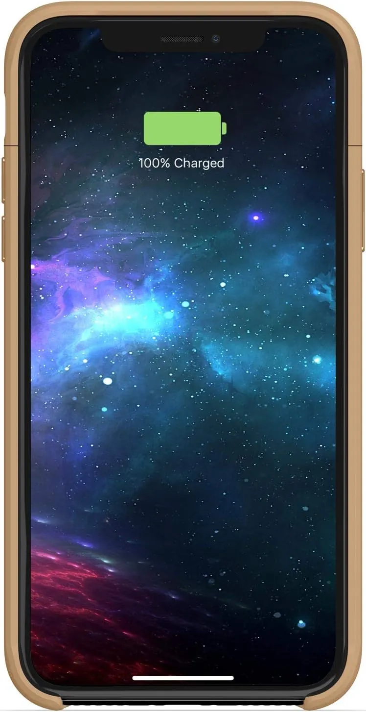 mophie Juice Pack Access - Ultra-Slim Wireless Battery Case - Made for Apple iPhone Xs/iPhone X (2,000mAh) - Gold (401002829)