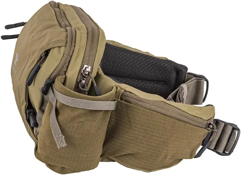 Mountainsmith Epic Lumbar Small Waist and Fanny Pack, Running, Hiking, Cycling, Travel, and Outdoor Sport Activities with Dual Water Bottle Pockets, Olive Green