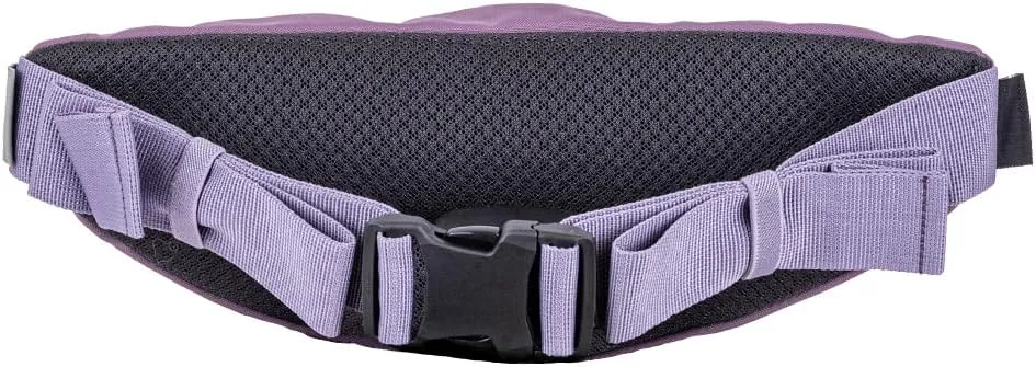 Mountainsmith Swoop Lumbar Waist Fanny Hip Pack, Running, Hiking, Travel, Dog-Walking, Outdoor Activities with 2 Zippered Pockets, Black Plum