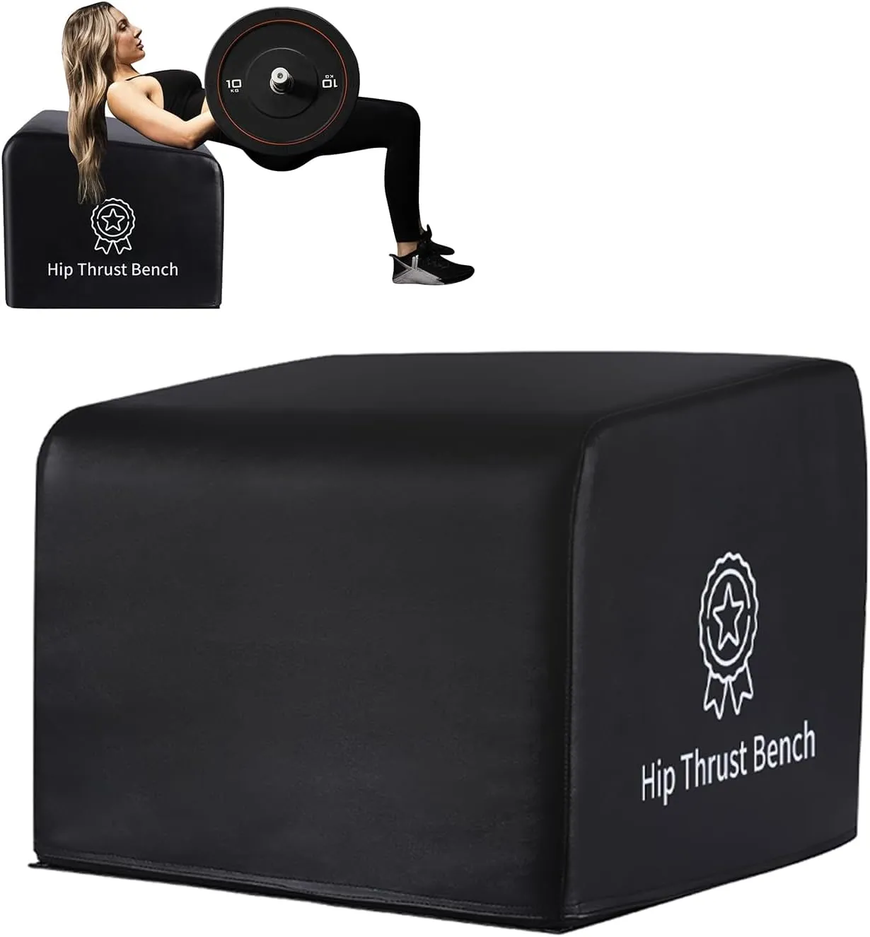 Multi-Functional Hip Thrust Bench - Glute Machine & Hip Thrust Machine - Booty Sprout, Hip Thrust, Push-ups, Split Squat and Ab Exercise for Total Body Workout Equipment