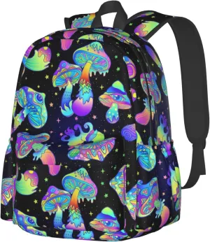 Mushroom Backpack 16 Inches Lightweight Travel Laptop Backpack
