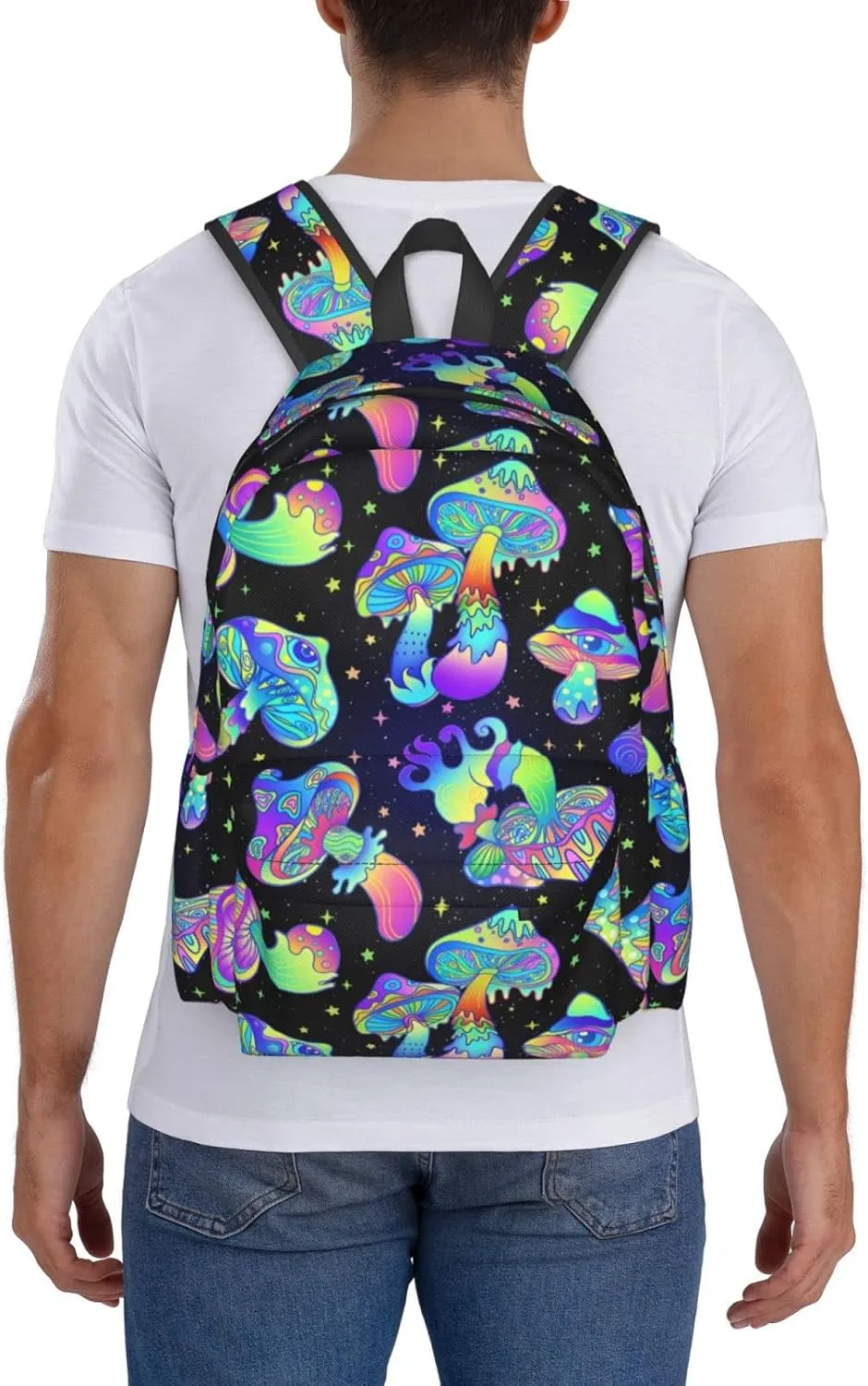 Mushroom Backpack 16 Inches Lightweight Travel Laptop Backpack