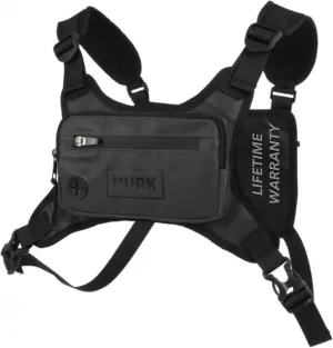 MVRK Water Resistant Chest Pack - Running Vest for Workouts, Running Phone Holder Extra Storage, Lightweight Running Pack