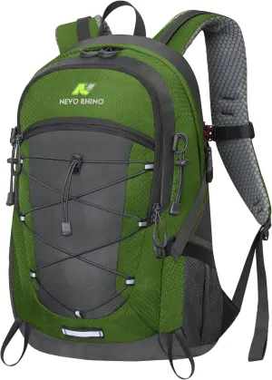 N NEVO RHINO Hiking Backpack 25L/35L Water Resistant Outdoor Day Pack, Lightweight Travel Small Backpack for Men Women