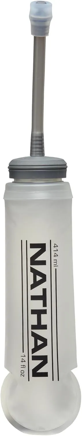 Nathan Hydration Vest - Lightweight, Quick-Fit Fix, Reflective, 4L Storage, Six Pockets, Two 14oz Flasks, Pinnacle Breeze