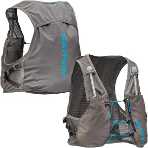 Nathan Hydration Vest - Lightweight, Quick-Fit Fix, Reflective, 4L Storage, Six Pockets, Two 14oz Flasks, Pinnacle Breeze