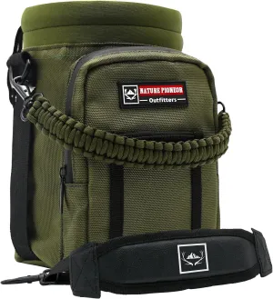 NATURE PIONEOR Water Bottle Holder with Strap 25 32 40 64 oz Insulated Water Bottle Carrier Sling Sleeve for Hiking,Outdoor Camping,Gym
