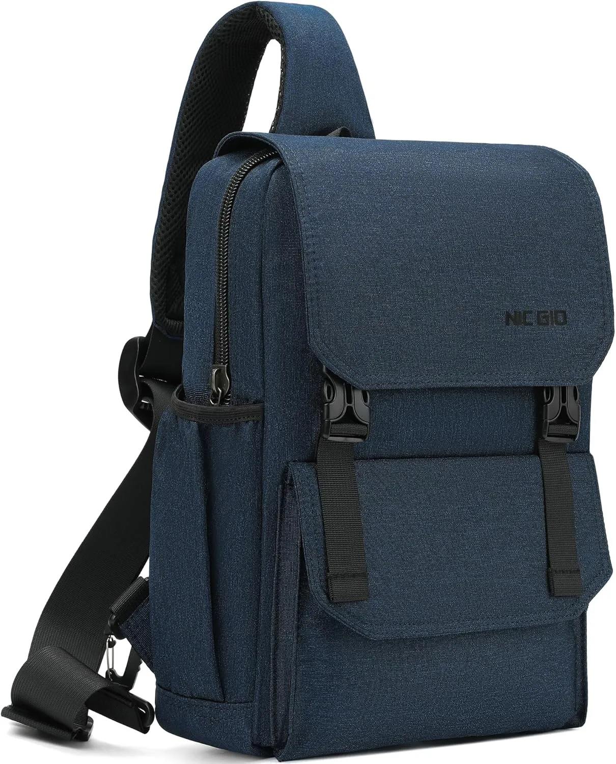 NICGID Sling Bag Backpack, 13.3'' 14.1'' Laptop Bag Crossbody Shoulder Chest Backpacks Travel Outdoors for Men Women