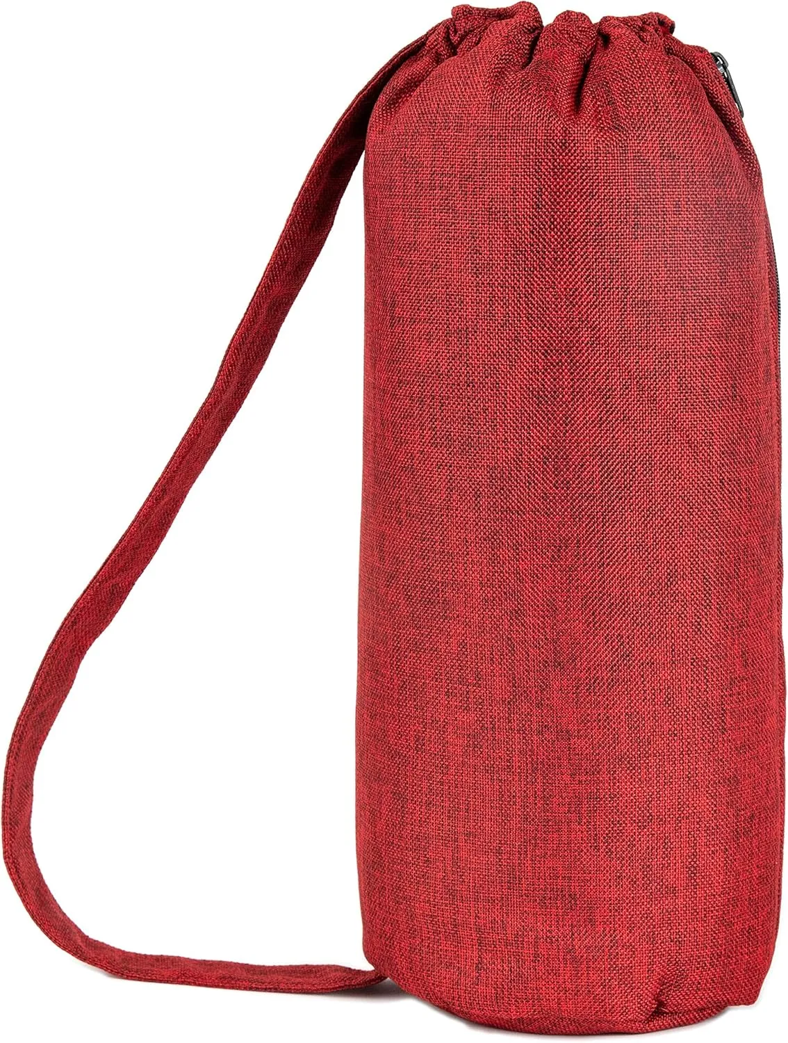 Nickel Bags Padded Drawstring Duffle Tube | Heavy Duty Duffle Bag with Protective Hemp Exterior for (18 Inch, Red)