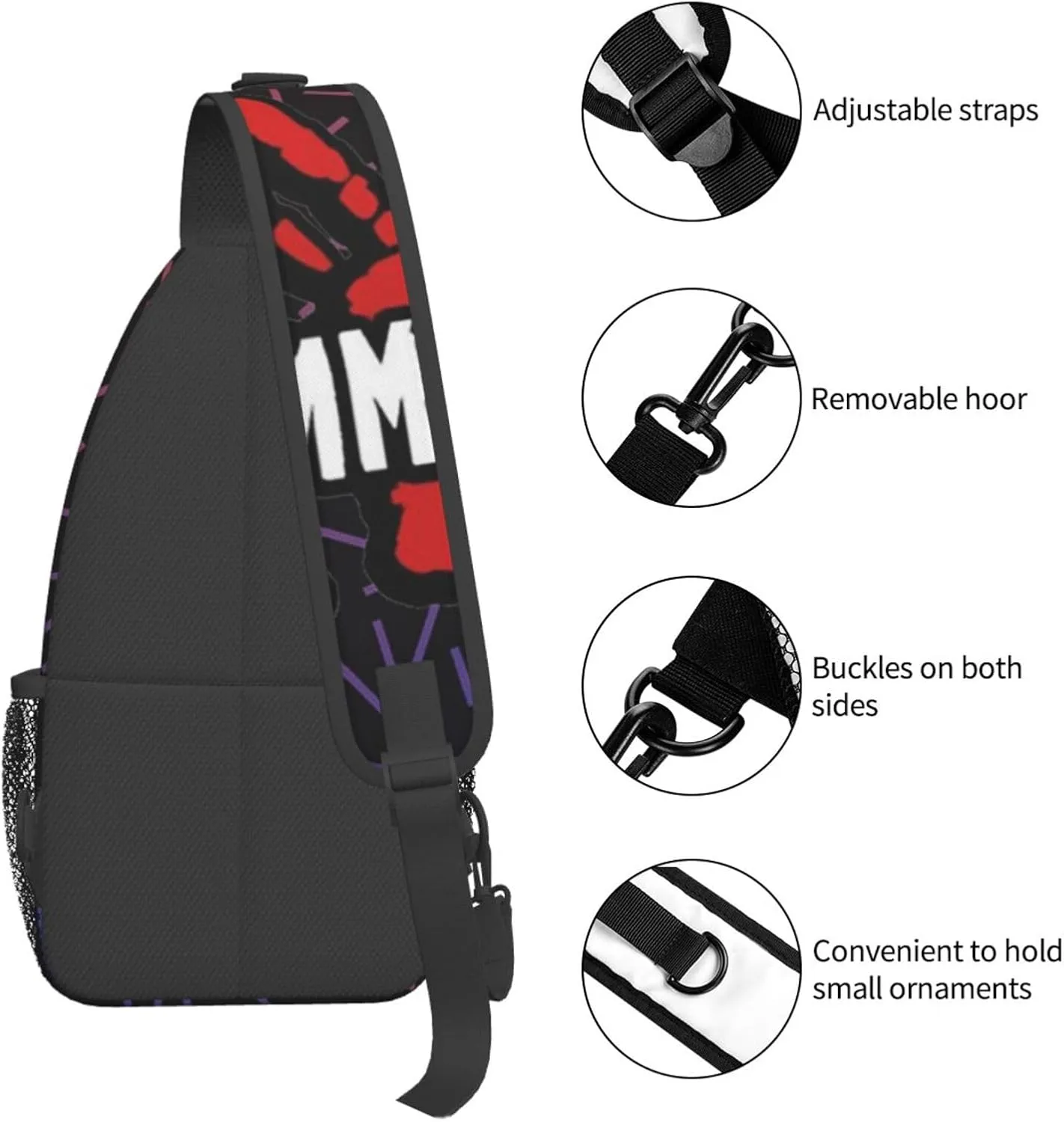 No More Stolen Sisters Mmiw Crossbody Backpack For Men Women Sling Shoulder Dachshunds Dog Chest Bag Lightweight One Strap Multipurpose Travel Hiking Daypack