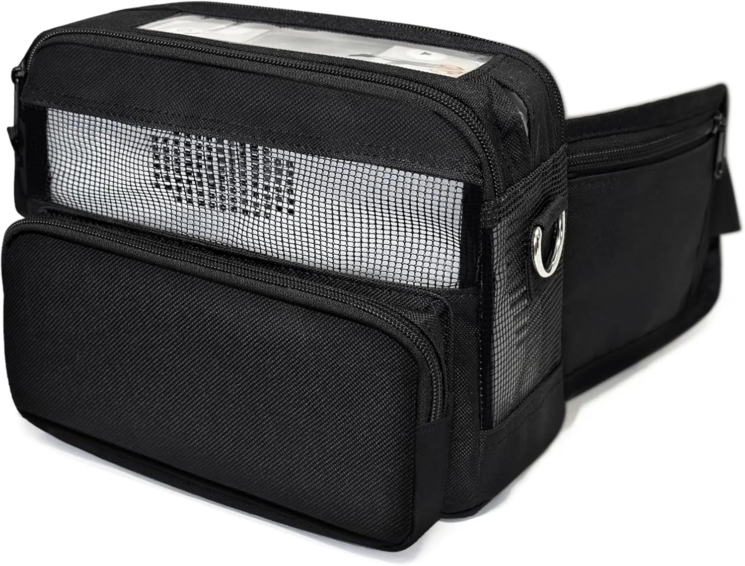 O2TOTES WEAR YOUR OXYGEN WITH STYLE Waist Pack for Rhythm Healthcare P2, Black