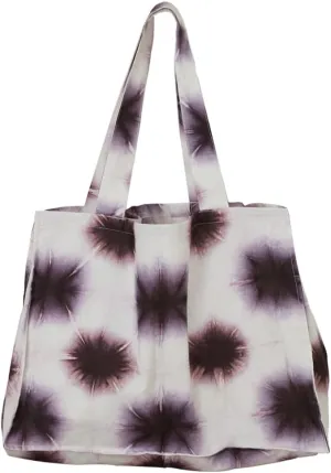 O&ON Linen Tote Bag Handmade Shoulder bag with Natural Linen, Tie Dye Beach Bag, Shopping Bag, Lightweight and Sturdy Bag