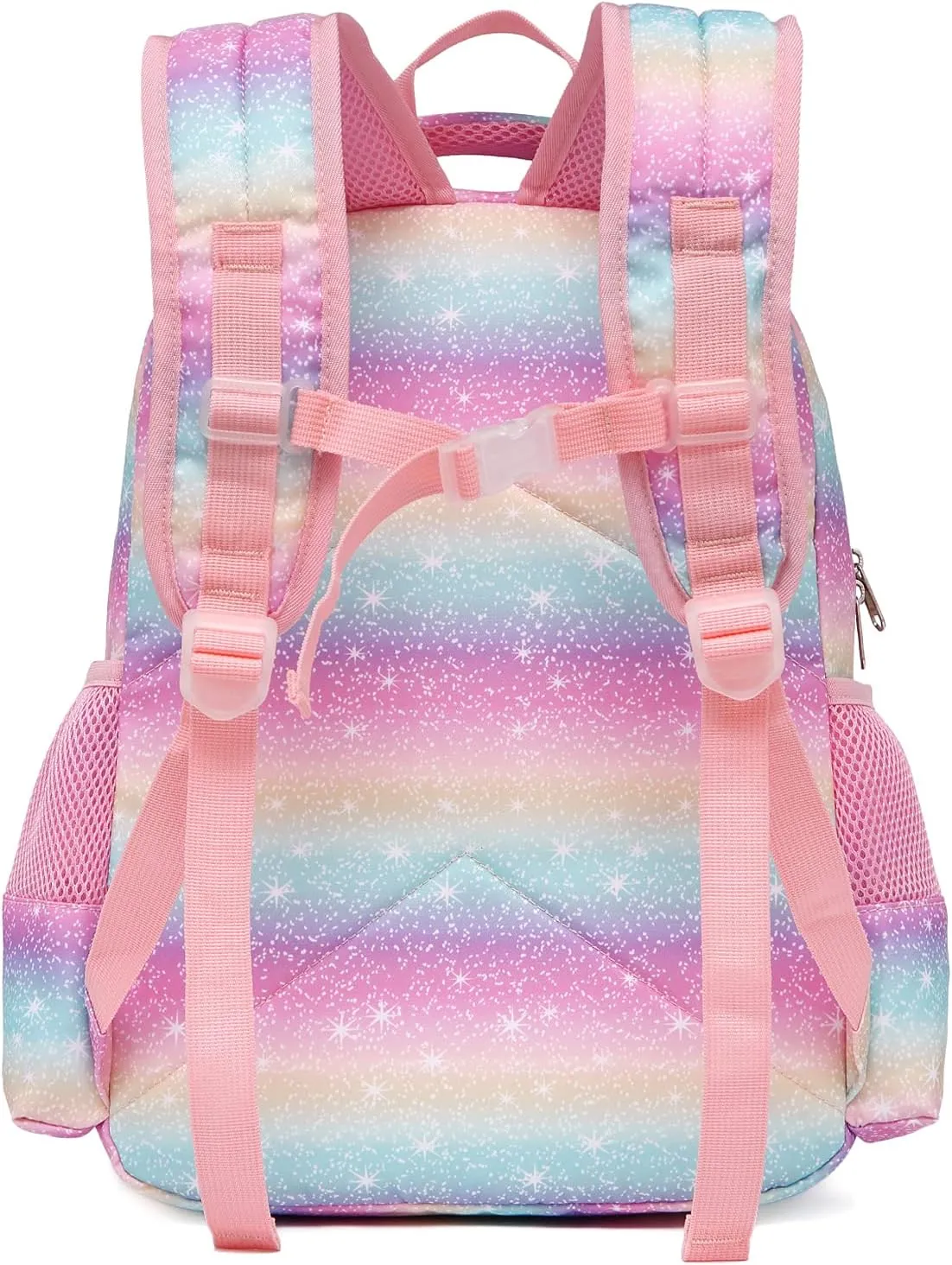 Octsky Kids Backpack for Girls School Preschool Kindergarten Bookbag Lightweight With Chest Strap and Lunchbox (Dog)