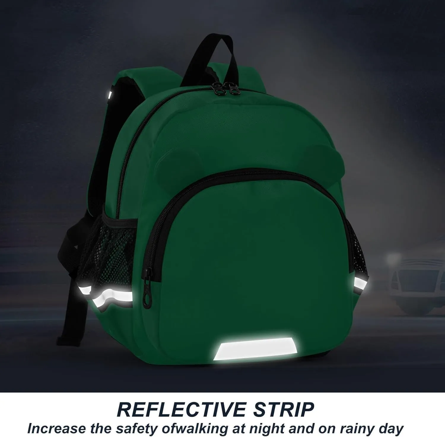 ODAWA Little Boy Backpacks Toddler Peacock Green Kid Backpacks, Preschool Backpack for Girls