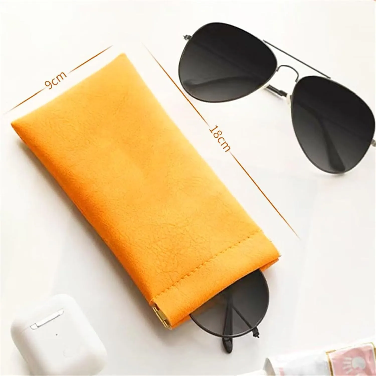 Onavee Purse Pouches, Pouchic Snap Closure Pouches, Pouchic - Personalized Snap Closure Leather Organizer Pouch -slim:Yellow Green