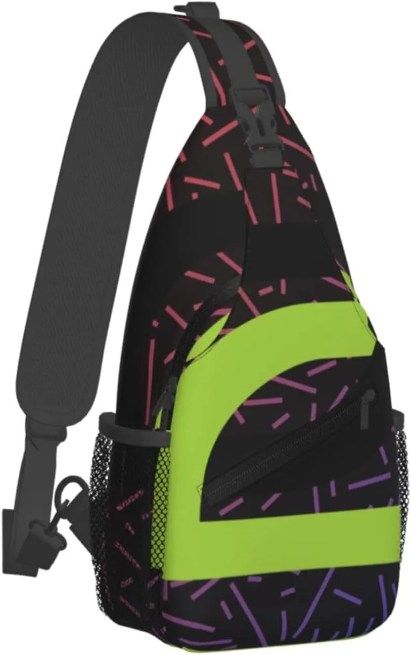 Optic Gaminglogo Crossbody For Men Women Sling Chest Bag Shoulder Bag Lightweight One Strap Backpack Multipurpose Travel Hiking Daypack