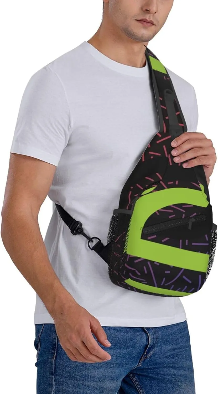 Optic Gaminglogo Crossbody For Men Women Sling Chest Bag Shoulder Bag Lightweight One Strap Backpack Multipurpose Travel Hiking Daypack