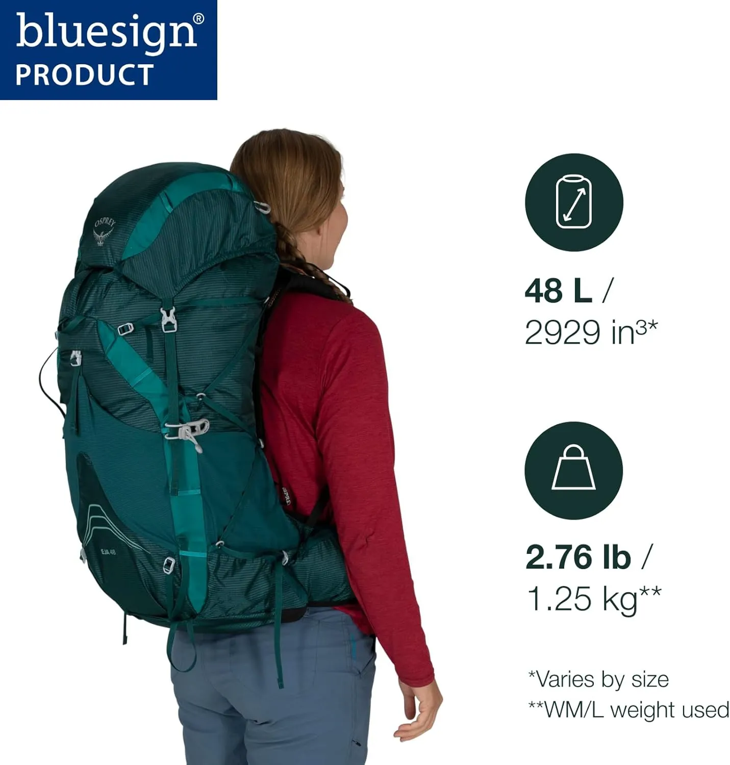Osprey Eja 48 Women's Ultralight Backpacking Backpack