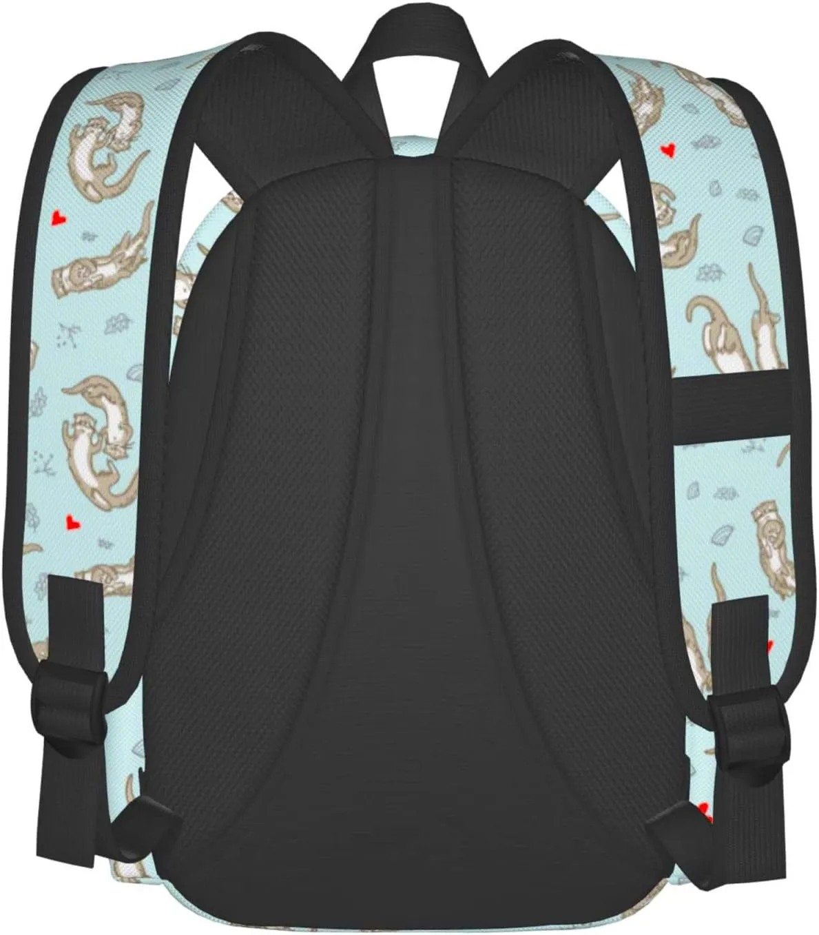 Otter Backpack Book Bags Lightweight Casual Laptop Backpacks Travel Daypack For Man Woman