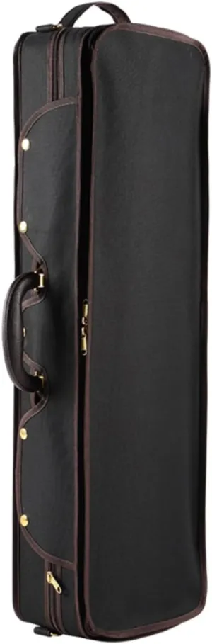 Oxford Violin Box 4/4 Full Size Oblong Violin Case with 2 Adjustable Shoulder Straps 4 Bow Holder Portable Travel Violin Case Bag, xingxingdiandeng1
