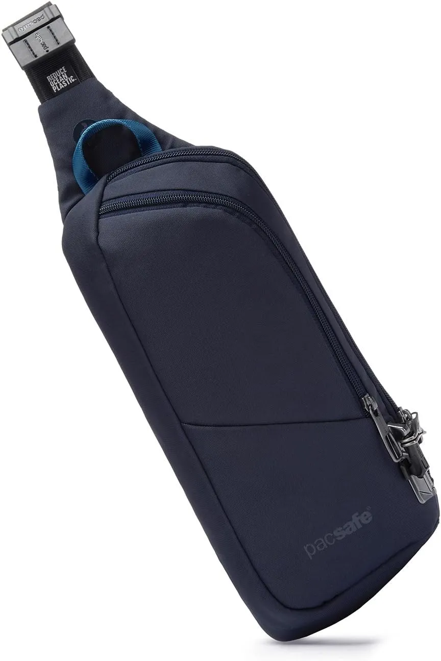 Pacsafe Vibe 150 2.5 Liter Anti Theft Crossbody Pack-Lockable Zippers, RFID Safe