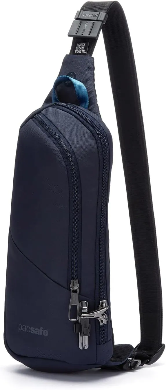 Pacsafe Vibe 150 2.5 Liter Anti Theft Crossbody Pack-Lockable Zippers, RFID Safe