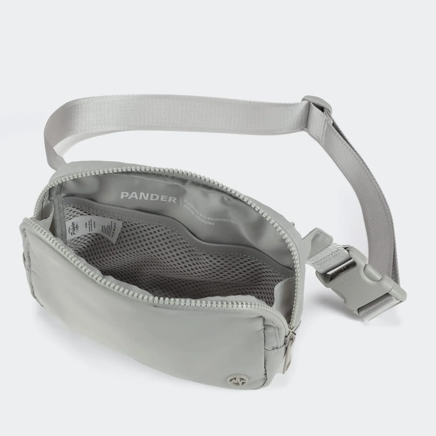 Pander Belt Bag Large 2L, Waterproof Everywhere Fanny Pack Purse for Women and Men with Adjustable Strap.