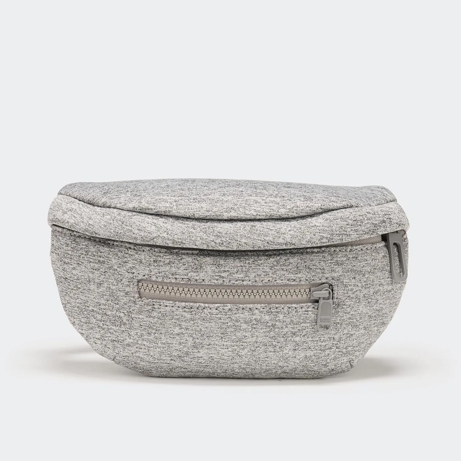 Pander Neoprene Fanny Pack 3 Pockets Waist Bag for Men & Women Fashion Water Resistant Hip Bum Bag with Adjustable Belt for Running Travel Hiking Workout Sports (Heather Grey, One Size)