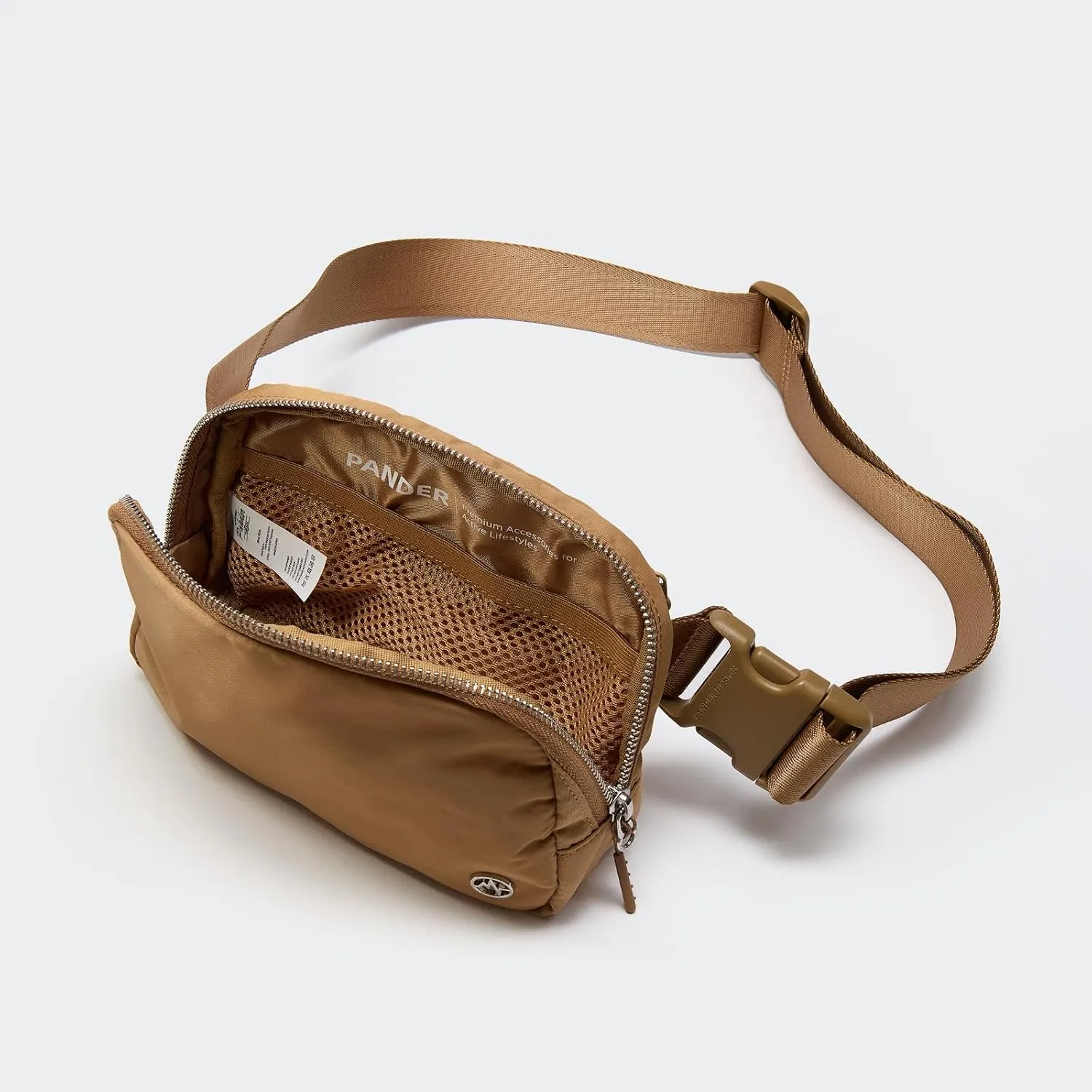 Pander Unisex Belt Bag Fanny Pack for Women with Adjustable Strap, Small Waist Pouch for Workout Running Traveling Hiking