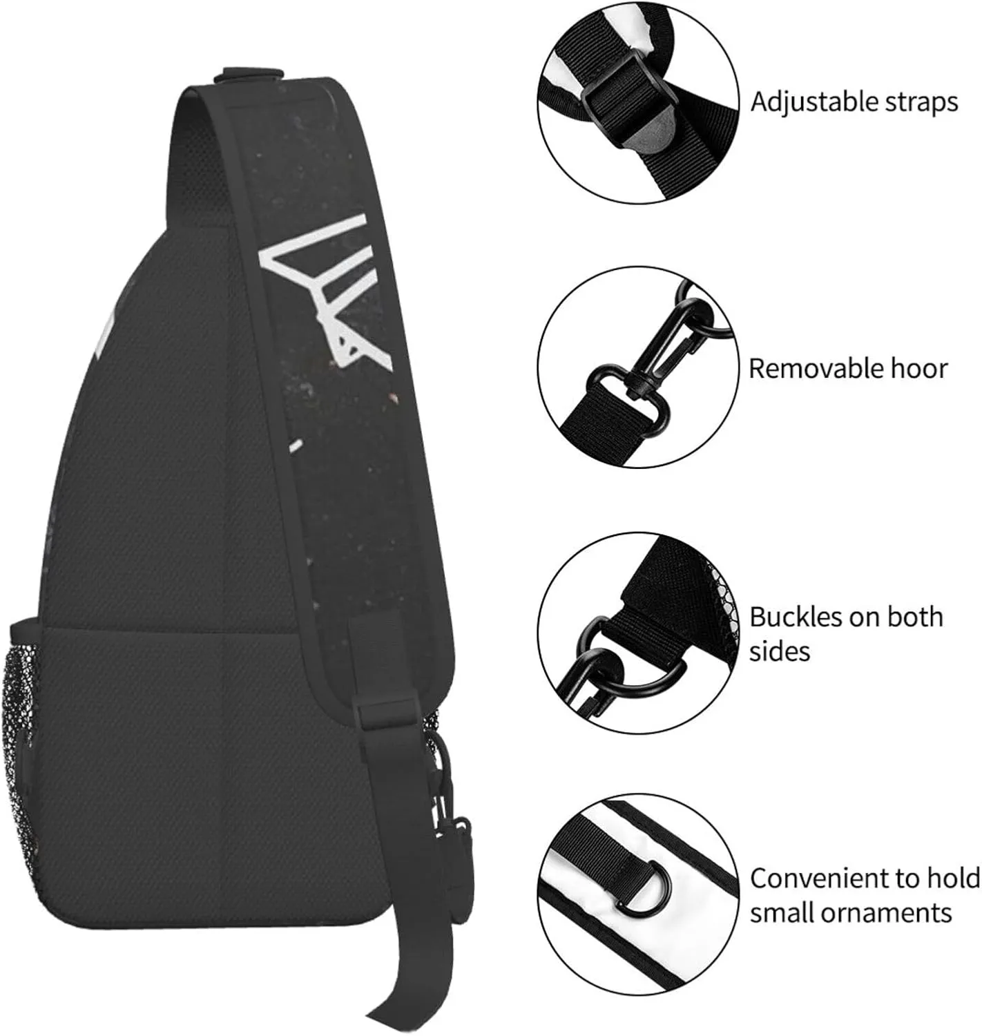 Paper Airplane Small Crossbody Backpack Sling Bag For Men Women Mini One Shoulder Chest Bags Gym Sport Travel Hiking Daypack
