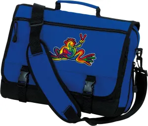 Peace Frog Laptop Bag Peace Frogs Messenger Bags Unisex Adult