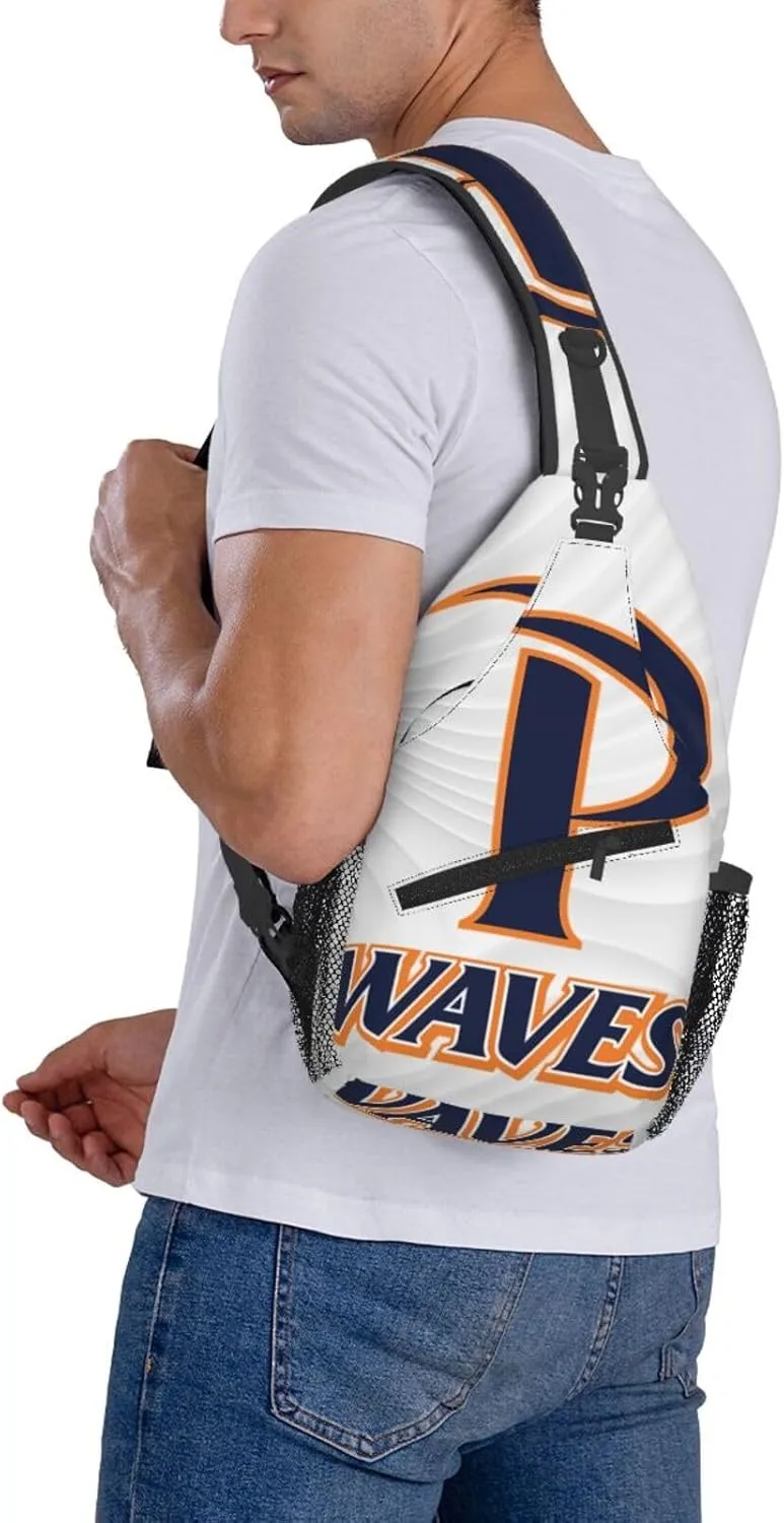 Pepperdine University Small Crossbody Backpack Sling Bag For Men Women Mini One Shoulder Chest Bags Gym Sport Travel Hiking Daypack