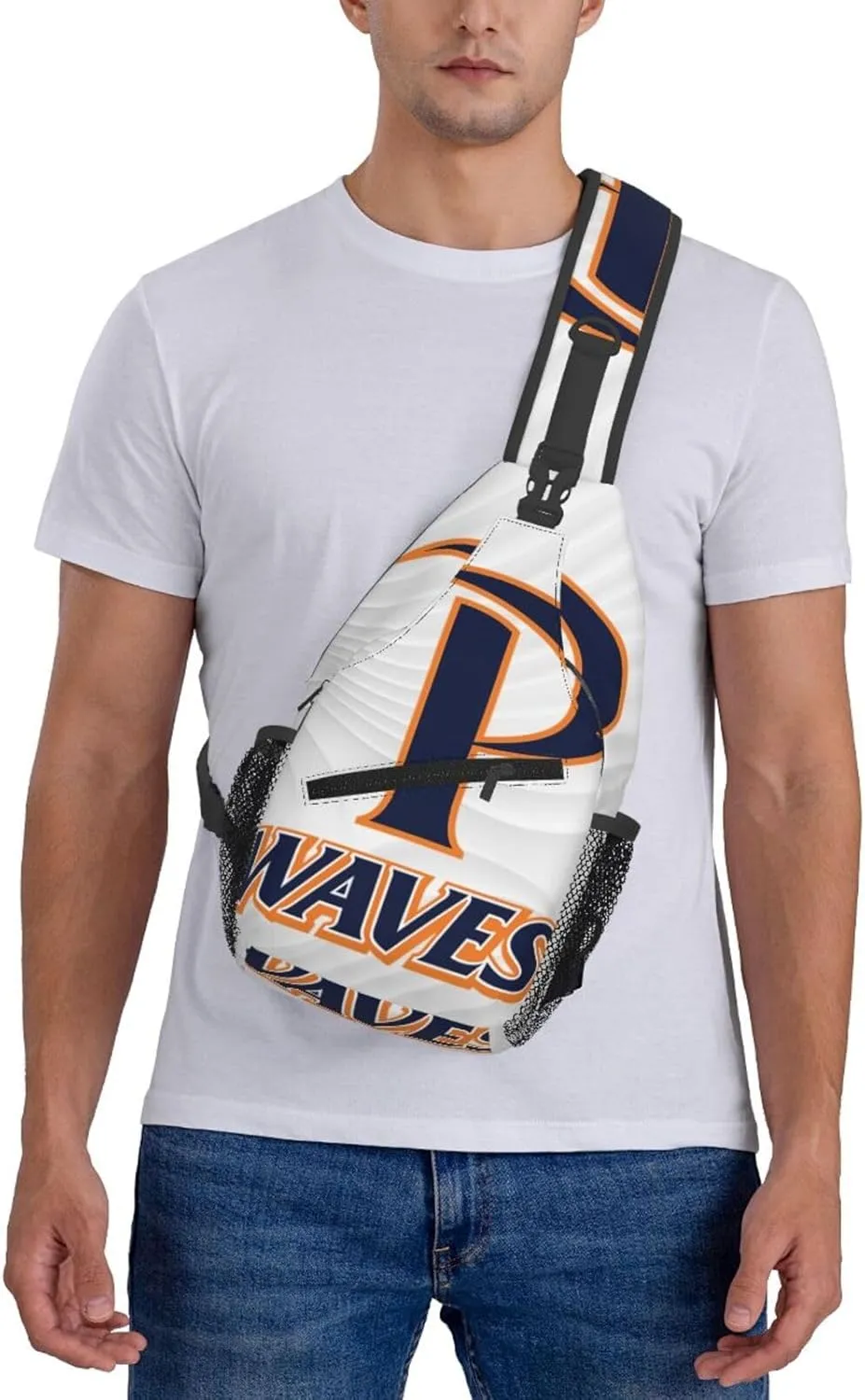 Pepperdine University Small Crossbody Backpack Sling Bag For Men Women Mini One Shoulder Chest Bags Gym Sport Travel Hiking Daypack