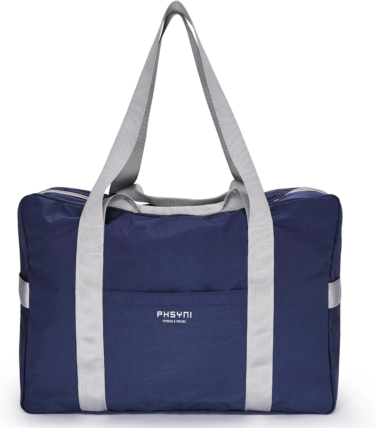 Personal Item Bag for Frontier Spirit Airlines 18x14x8, Under Seat Bags for Airplanes, Portable Foldable Duffle Bag for Travel Fitness Swim Yoga Beach, Navy Blue