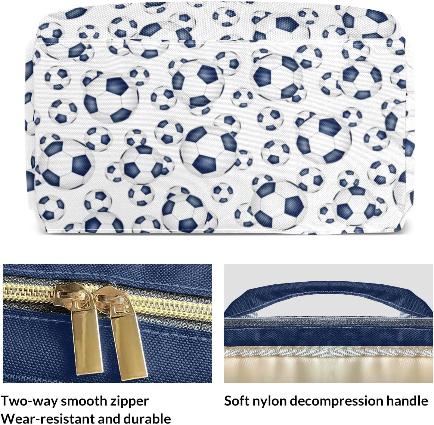 Personalized Diaper Bags Soccer Football Pattern Backpack with Name Mommy Nursing Bags Gifts for Mom Dad