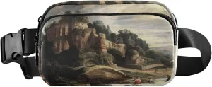 Peter Paul Rubens Painting Roman Villa Womens Fanny Pack Waterproof Hip Pack Belt Bag Cute Waist Pack for Women
