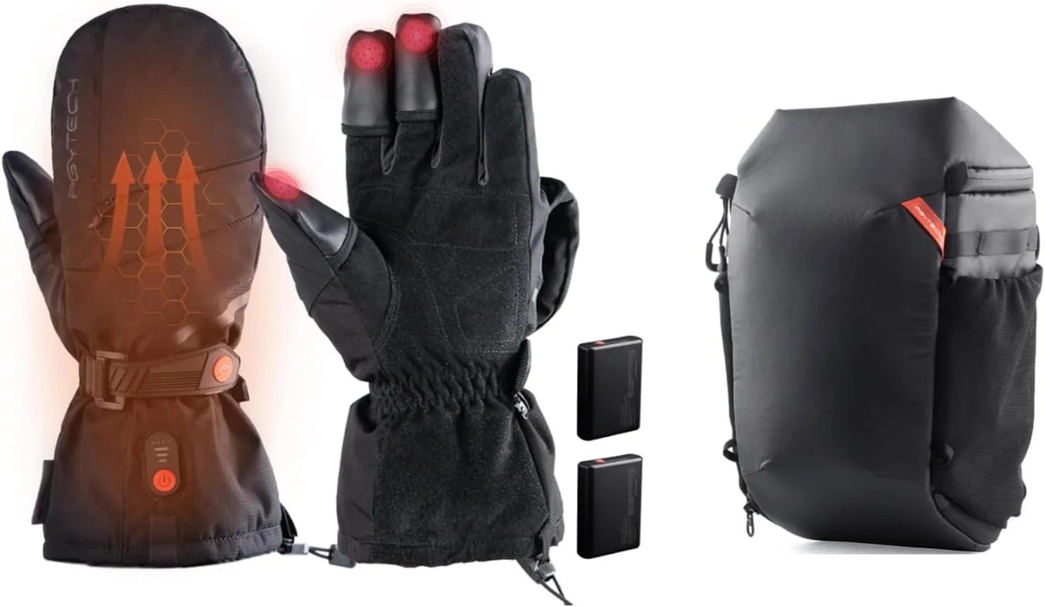 PGYTECH Heating Gloves for Photographers Camera Top Loader, DSLR/SLR/Mirrorless Cameras and Lenses with Adjustable Shoulder Strap, Expandable Organizing Pockets for Nikon/Canon
